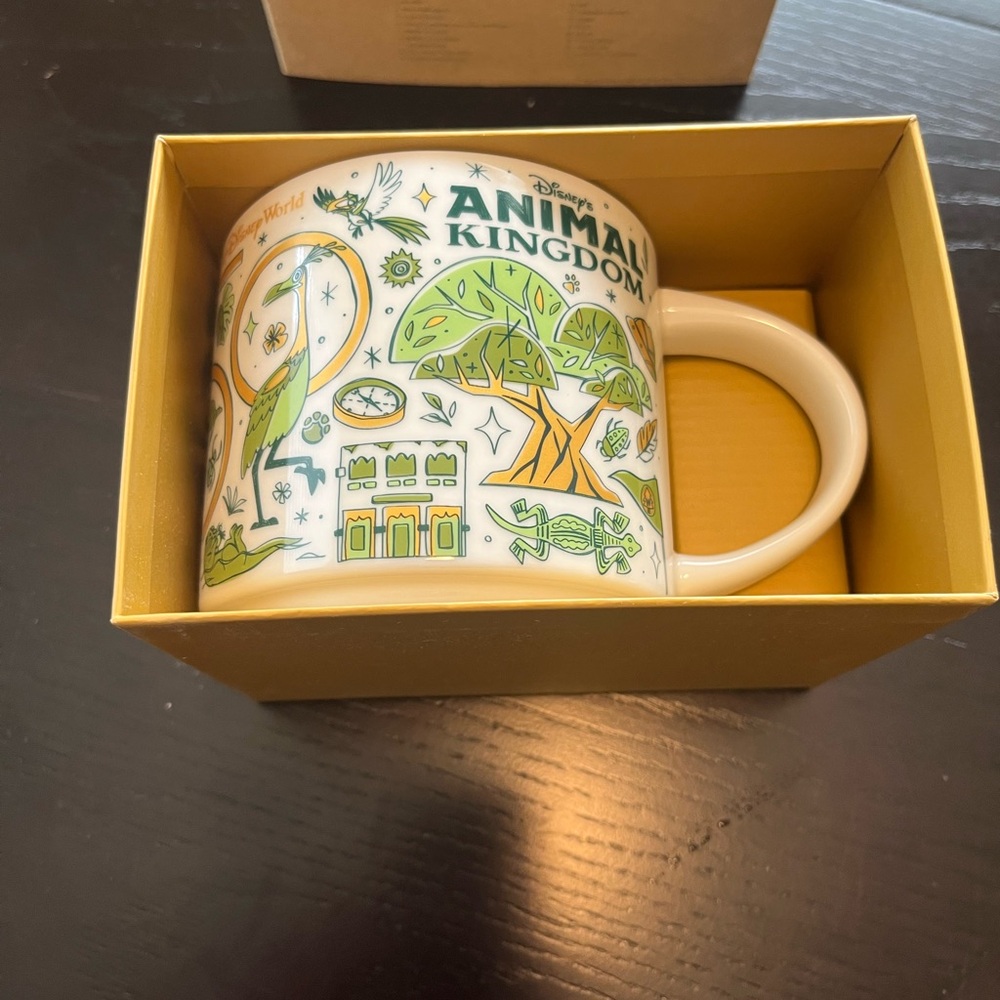 Disney Animal Kingdom Mug - Green and Cream